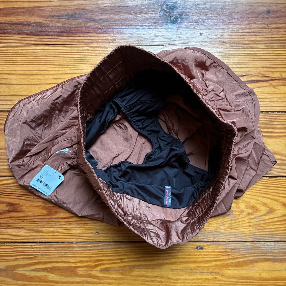 FP Movement by Free People Rust Orange Copper Athletic Shorts, NWT, XL - Picture 9 of 9